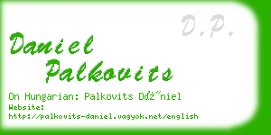 daniel palkovits business card